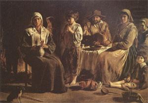 Peasant Family in an Interior (mk05), Louis Le Nain